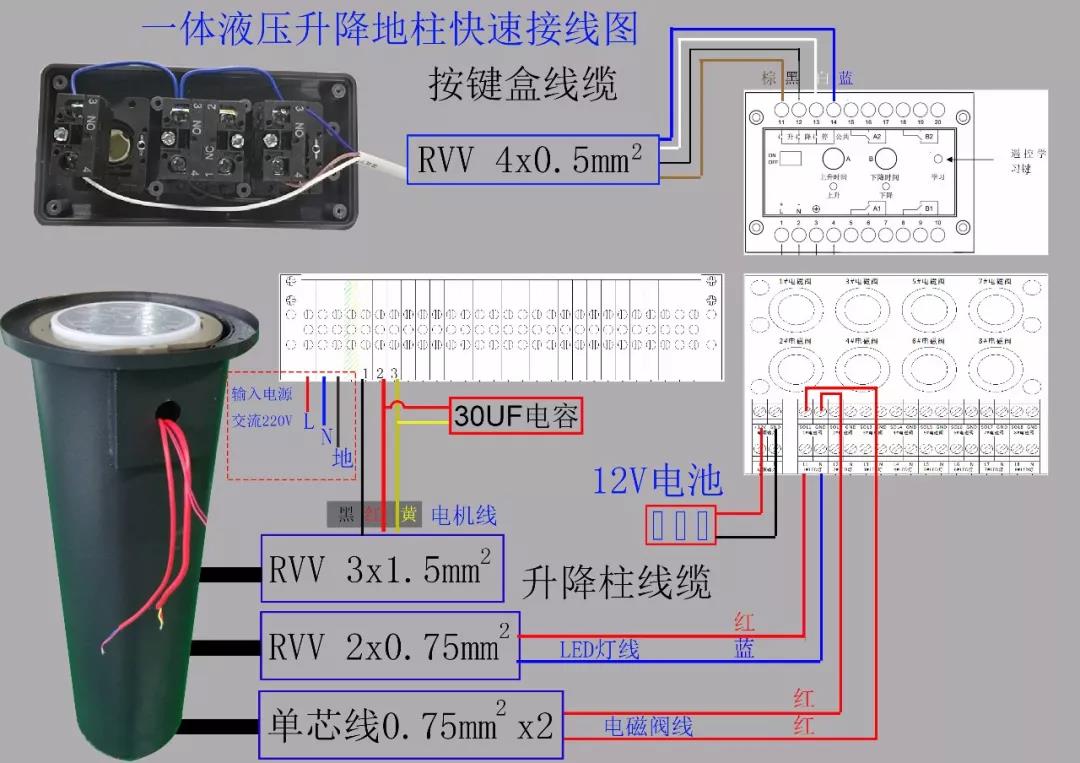 升降柱及控制器接线.jpg