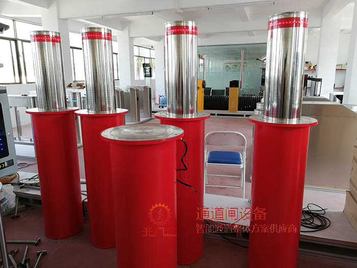 天津自动升降柱施工案例