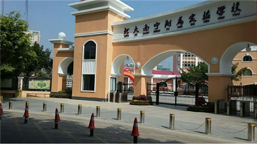 广西学校路障升降路桩